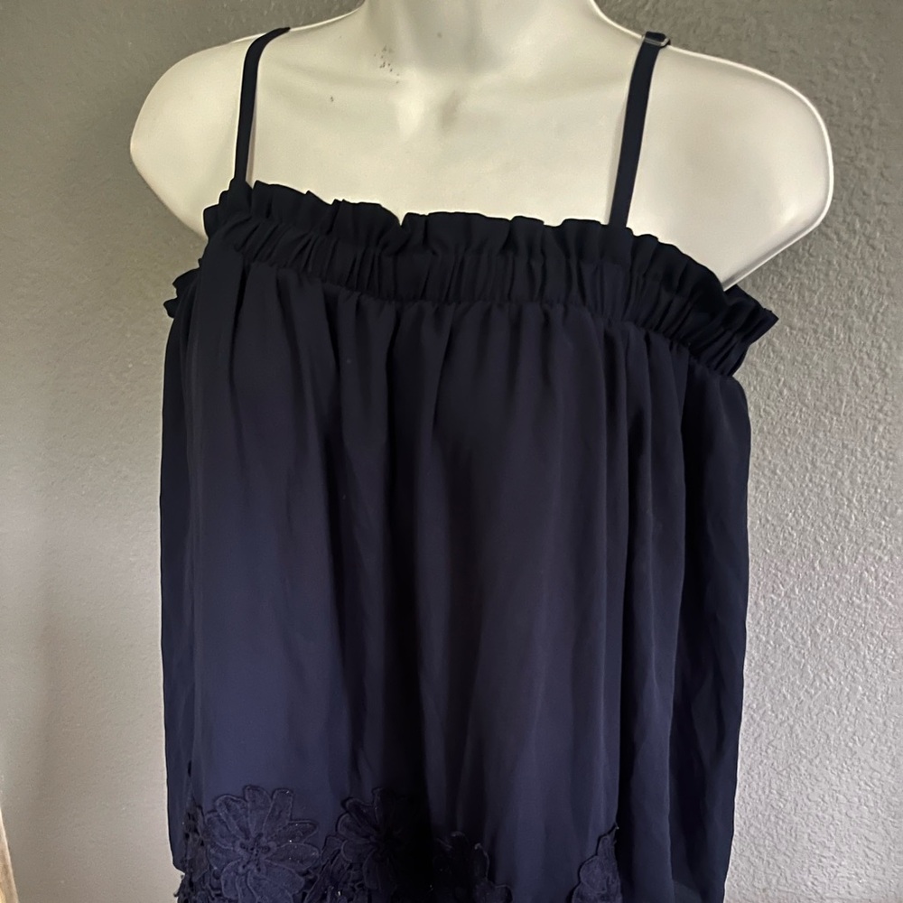 Spaghetti adjustable long sleeve blouse